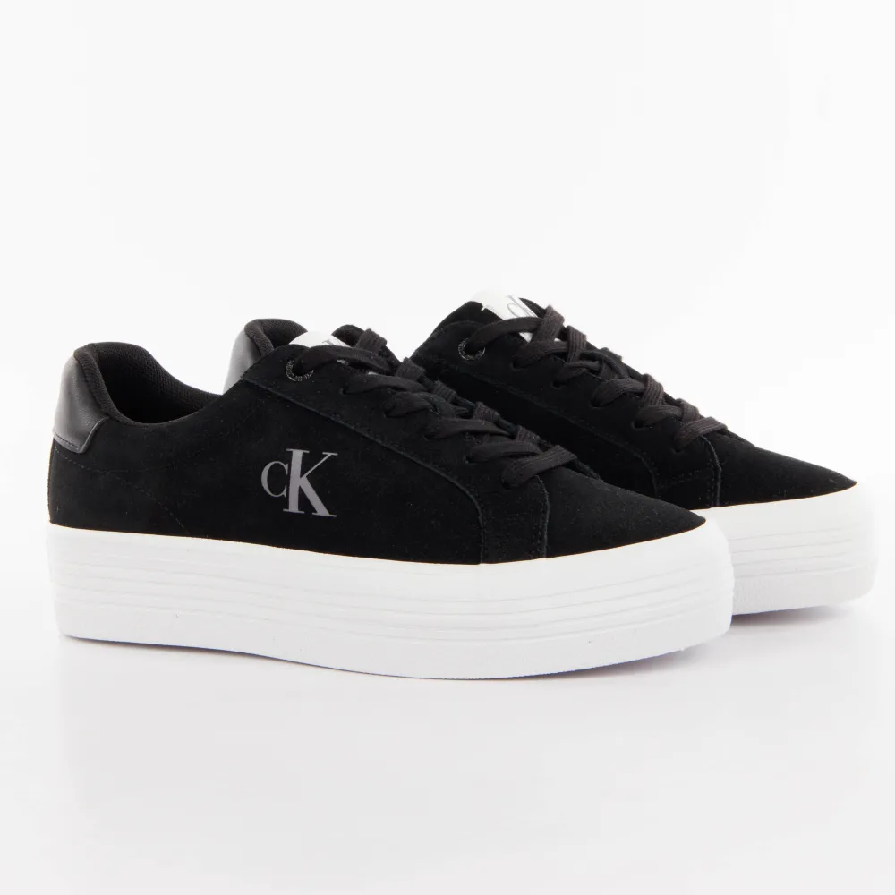 Basket Calvin Klein Jeans suede Femme Noir